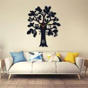 3D Large Tree Round Clock...